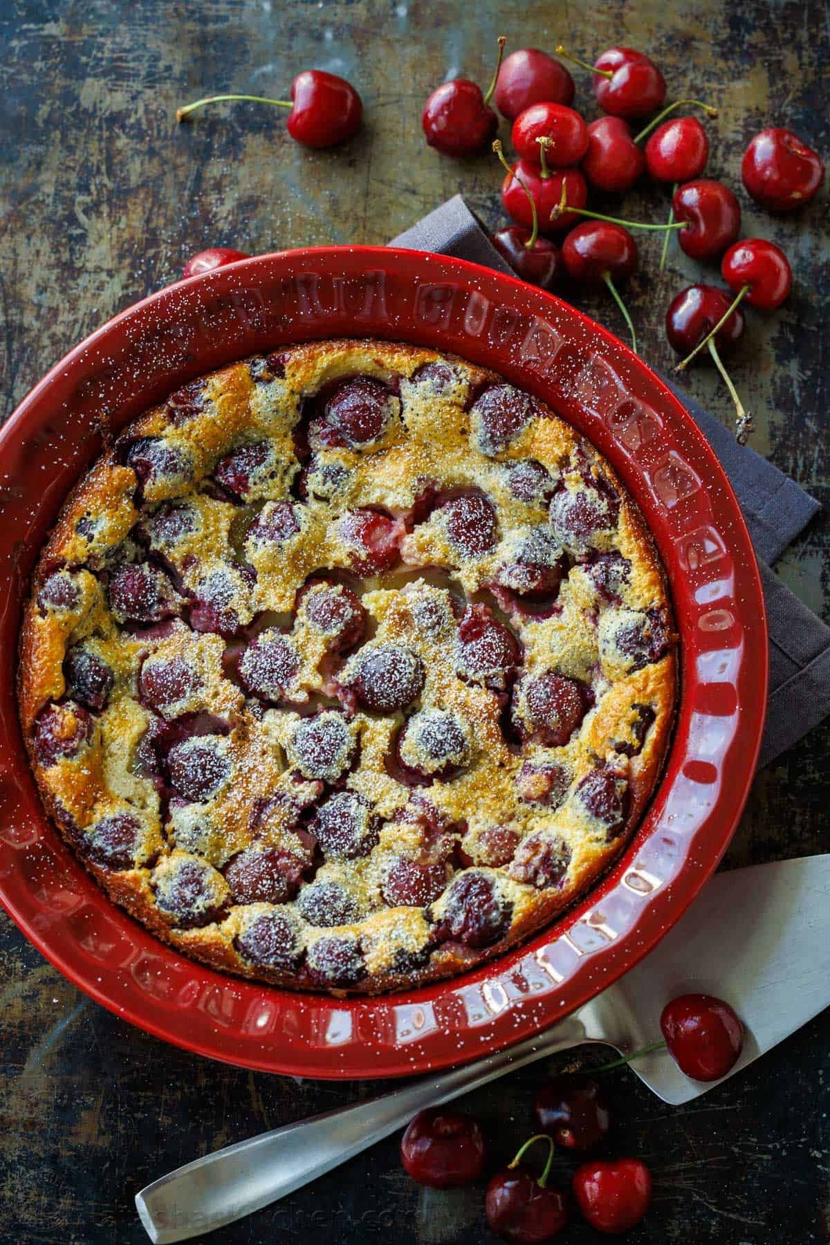 Cherry Clafoutis Recipe (VIDEO) – NatashasKitchen.com