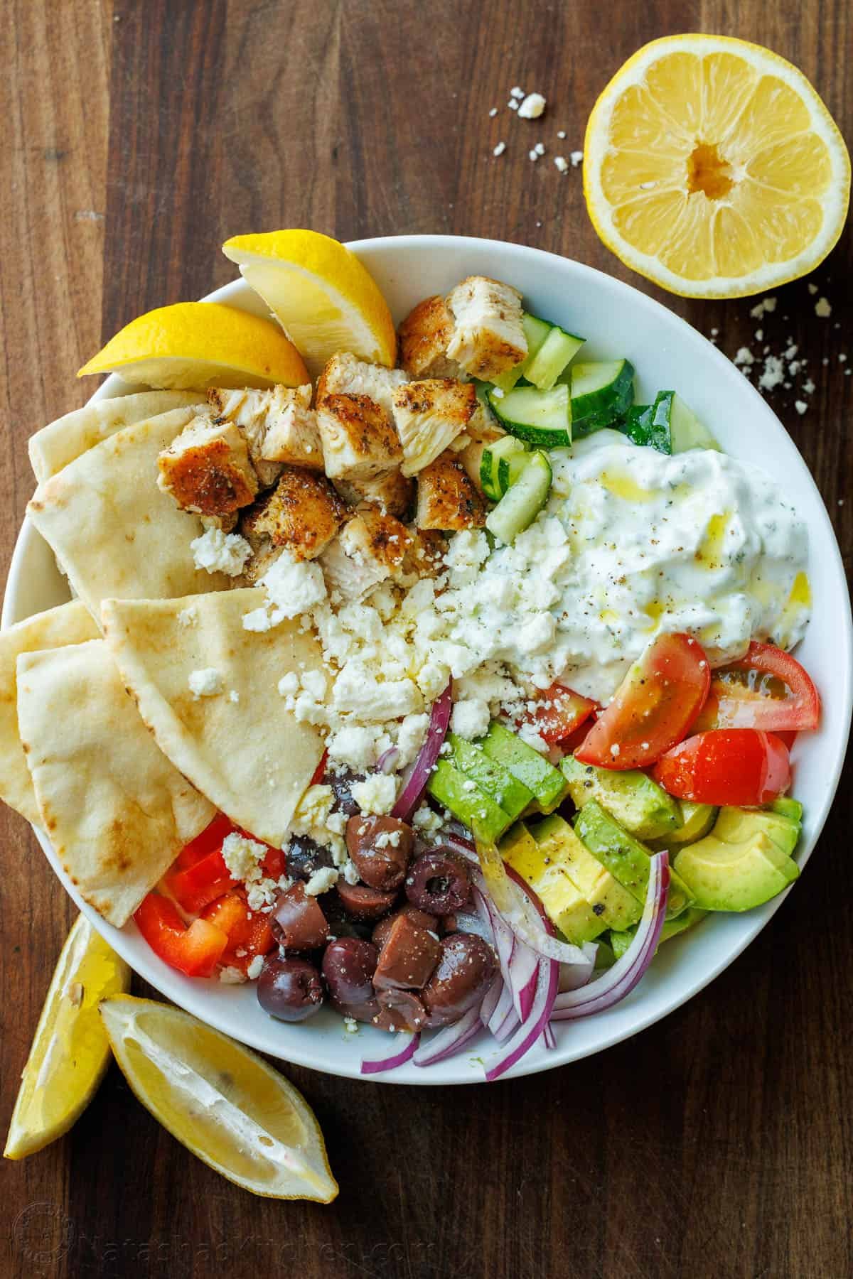 Greek Chicken Bowls Recipe (VIDEO)