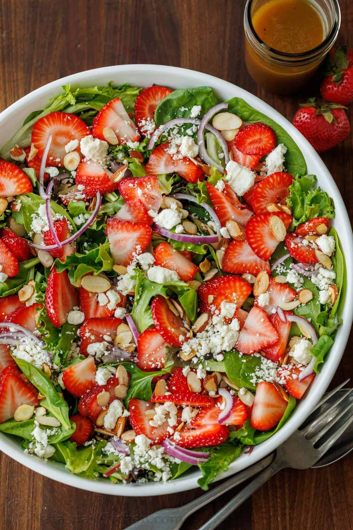 Strawberry Salad with Honey Vinaigrette (VIDEO)